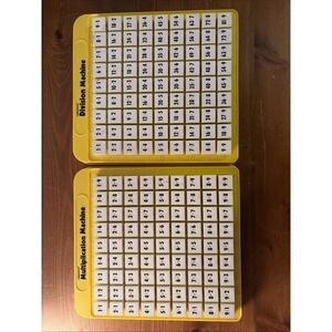 Lakeshore Math Machines Multiplication Division Set Of 2 Educational Homeschool